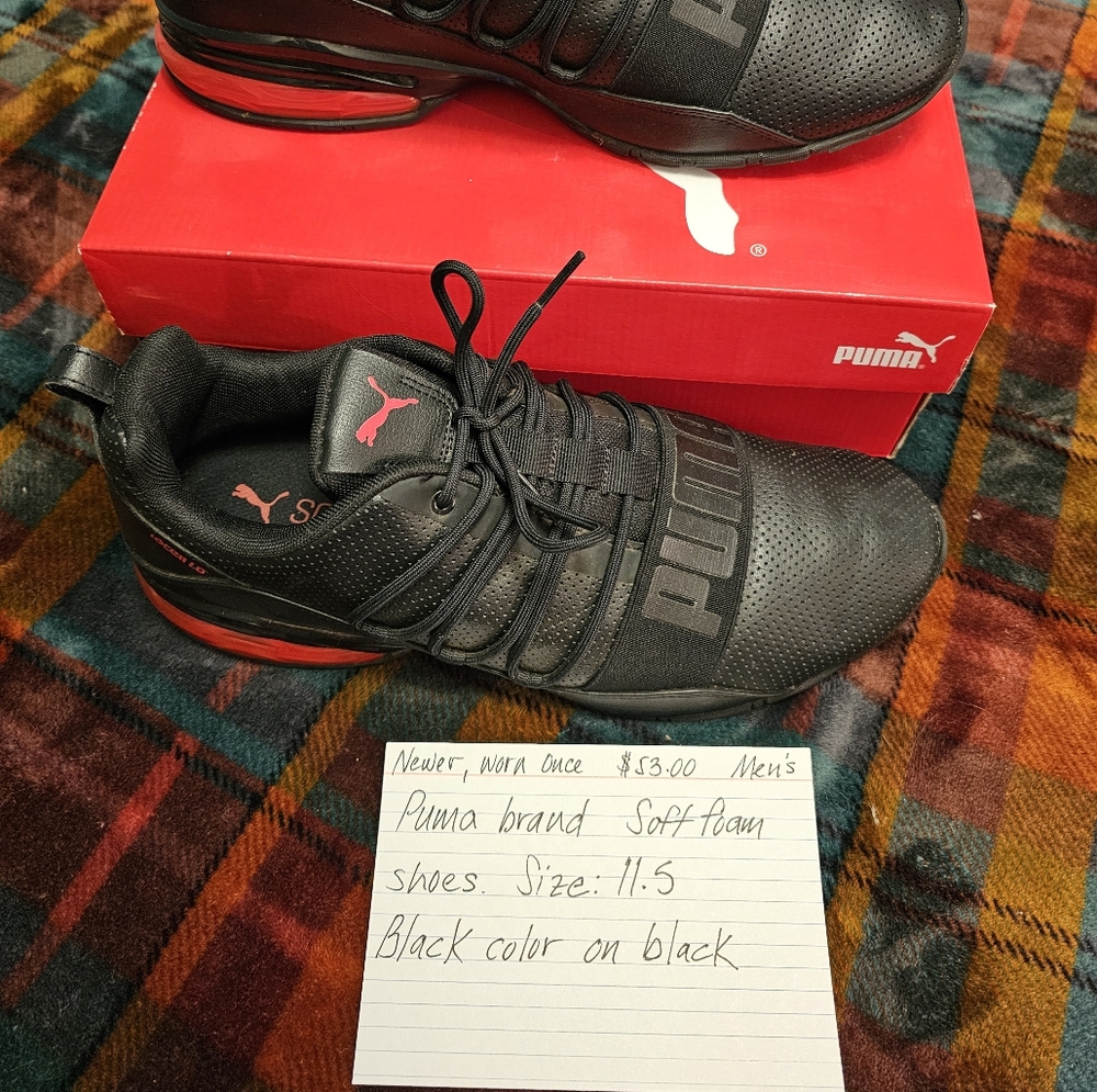 Mens size 11 Puma shoes - Picture 3 of 12